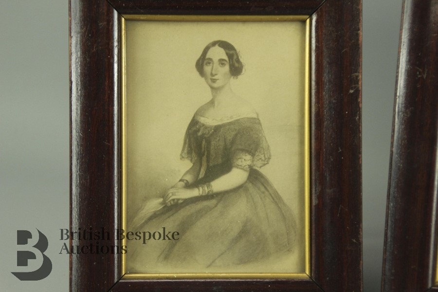 Three Victorian Portrait Miniatures Prints - Image 8 of 8