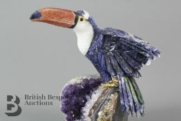 Semi-Precious Stone Toucan