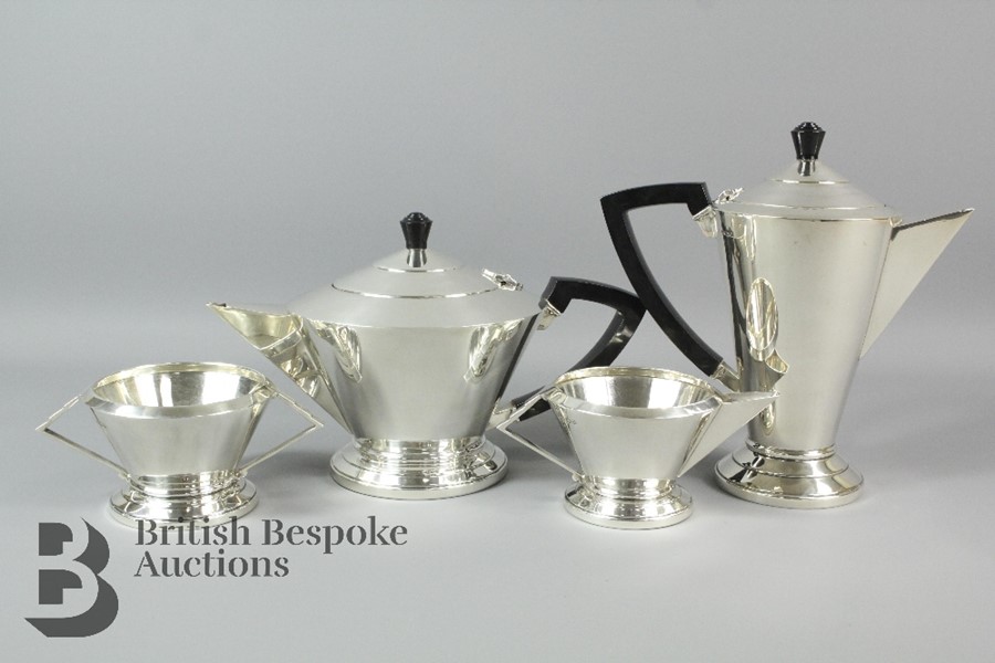 Art Deco Silver Tea Service