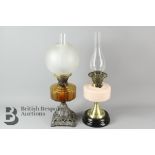 Two Vintage Early 20th Century Oil Lamps