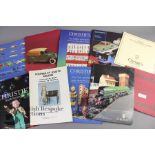 Quantity of Toy and Train Auction Catalogues