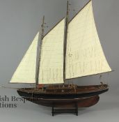 The Friendship AS104F French Finish Model Sailboat by Authentic Models