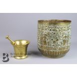 Indian Brass Jardiniere