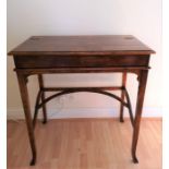 Reproduction Mahogany Campaign Table