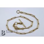 18ct Gold Fob Chain