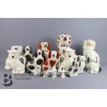 16 Staffordshire Fireside Dogs