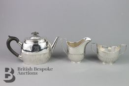 Silver Bachelor Tea Set Trio