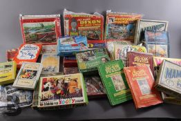 Collection of 24 Vintage Jigsaw Puzzles