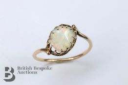 Russian 9ct Opal Ring