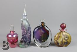 Four Glass Scent Bottles