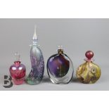 Four Glass Scent Bottles