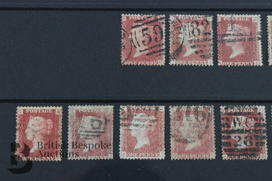 GB 1d Reds with Inverted Watermarks - Image 3 of 3