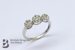 18ct White Gold Diamond Ring