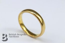 22ct Gold Wedding Band