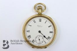 Gentleman's Waltham 18ct Yellow Gold Pocket Watch