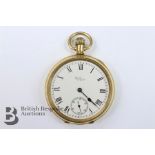 Gentleman's Waltham 18ct Yellow Gold Pocket Watch