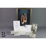 Margot Fonteyn Ballet Shoes and Personal Letter