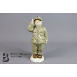 Royal Dux 'The Good Soldier' Figurine