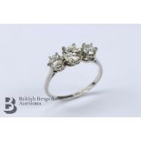 Antique Three Stone Diamond Ring