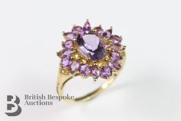 9ct Gold Amethyst Ring