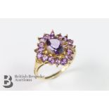 9ct Gold Amethyst Ring