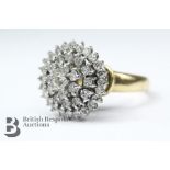 Lady's 18ct Yellow and White Gold Diamond Ring
