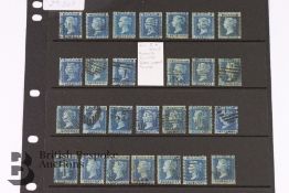 GB 2d Blue Plate 9s from J, K, L rows