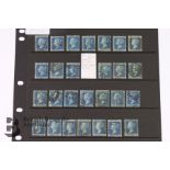 GB 2d Blue Plate 9s from J, K, L rows