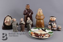 Collection of Novelty Friar Tuck Figures