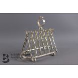 Silver Plated Cricket Bat Toast Rack