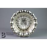 Austrian Art Deco Hammered Silver Bowl