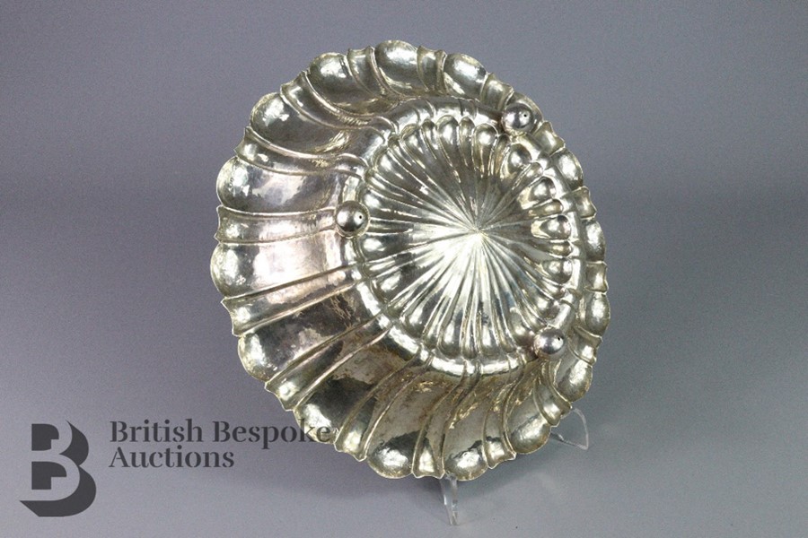 Austrian Art Deco Hammered Silver Bowl - Image 3 of 5