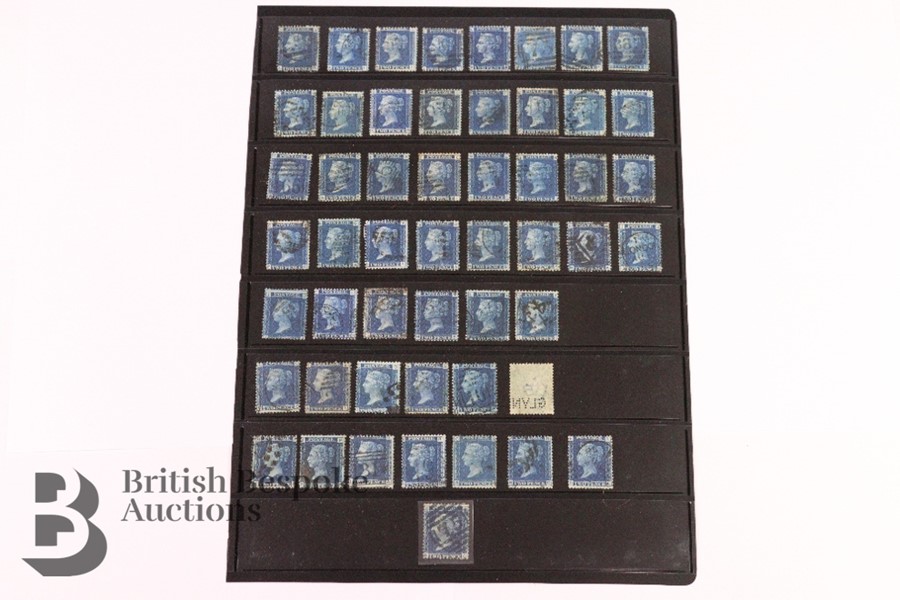 GB 2d Blues Plates 13, 14, 15 Lot