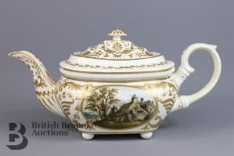 18th Century Crown Derby Teapot