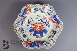 19th Century Mason's Ironstone Imari Pattern Pedestal Bowl