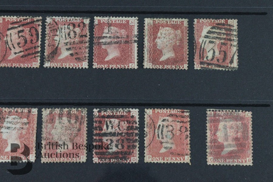 GB 1d Reds with Inverted Watermarks - Image 2 of 3
