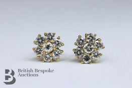 Pair of Diamond Earrings