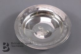 Silver Commemorative Pin Dish