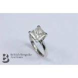 18ct White Gold Princess Cut Diamond Ring