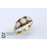 18ct Yellow Gold and Opal Ring