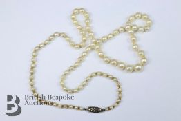 Graduated Cultured Pearl Necklace