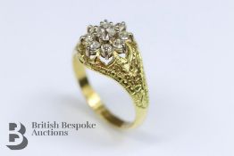 Gold and Diamond Ring