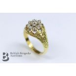 Gold and Diamond Ring