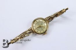 Lady's 9ct Gold Smiths Wrist Watch