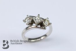 18ct White Gold and Diamond Ring