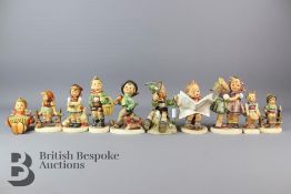 Ten Goebel Figurines