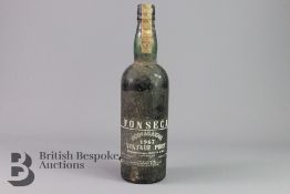 A Bottle of 1967 Vintage Fonseca Guimaraens Port
