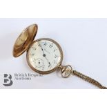 Lady's American 10ct Yellow Gold Regina Pocket Watch