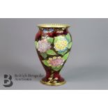 Carlton Ware 'Lacecap Hydrangea' Vase