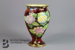Carlton Ware 'Lacecap Hydrangea' Vase